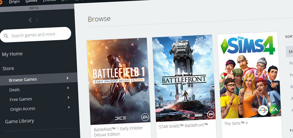 The latest Free Games on Origin On the House